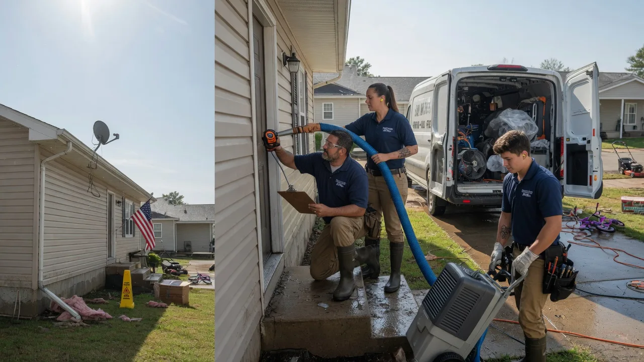 Ceiling Water Damage Restoration in Montpelier, OH near me